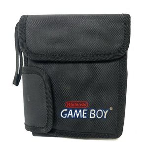 Nintendo Game Boy Nylon Multiple Pocket Compartment Travel Case Black Red Blue